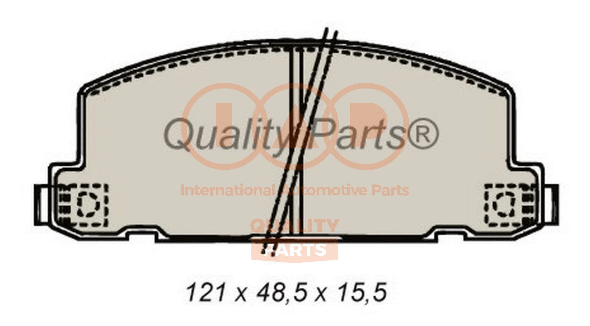 Brake Pad Set, disc brake (704-09020)