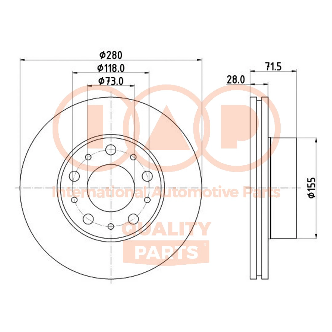 Brake Disc (709-08033)