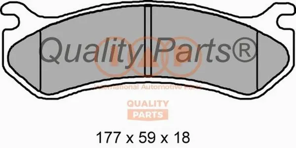Brake Pad Set, disc brake (704-00063)