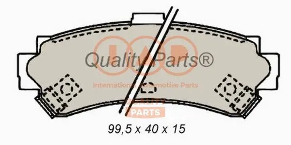 Brake Pad Set, disc brake (704-13089)