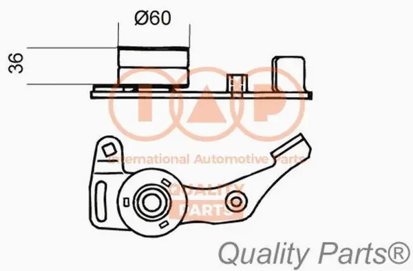 Tensioner, timing belt (127-22010)