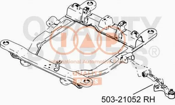 Control/Trailing Arm, wheel suspension (503-21052)
