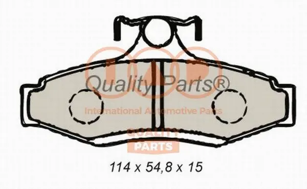 Brake Pad Set, disc brake (704-20041)