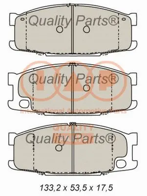 Brake Pad Set, disc brake (704-12100)