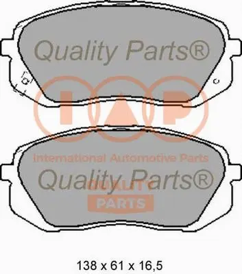 Brake Pad Set, disc brake (704-07002)