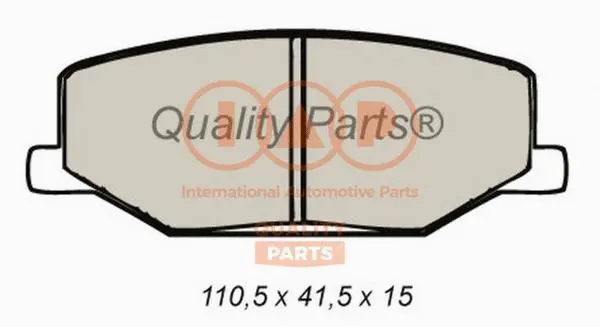 Brake Pad Set, disc brake (704-16020)
