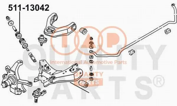 Mounting, control/trailing arm (511-13042)