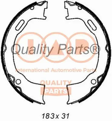 Brake Shoe Set, parking brake (705-10049)