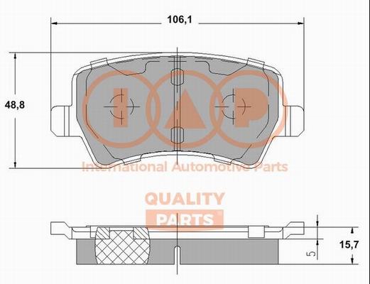 Brake Pad Set, disc brake (704-14090X)
