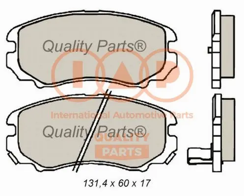 Brake Pad Set, disc brake (704-07000)