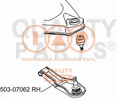 Control/Trailing Arm, wheel suspension (503-07062)