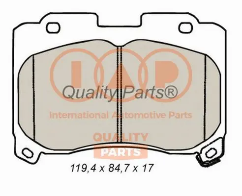 Brake Pad Set, disc brake (704-17068)