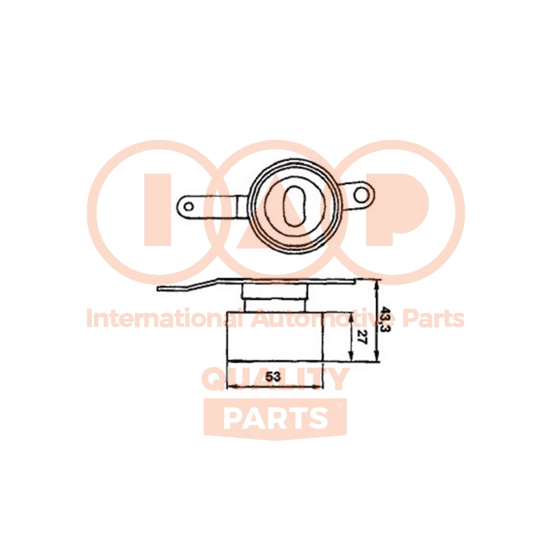 Tensioner Pulley, timing belt (127-06080)