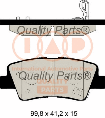 Brake Pad Set, disc brake (704-21111)