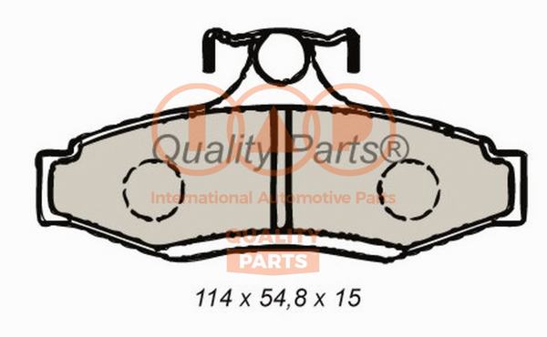 Brake Pad Set, disc brake (704-20041X)