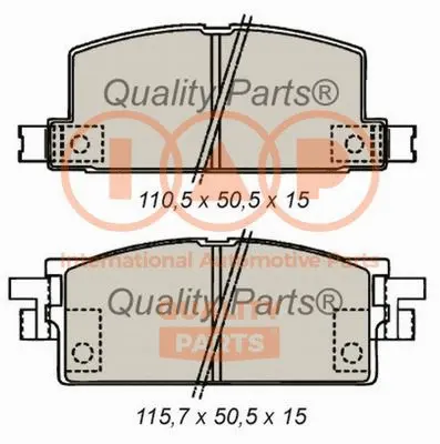 Brake Pad Set, disc brake (704-09010)