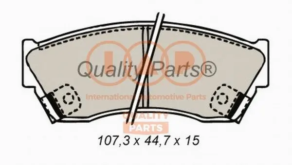 Brake Pad Set, disc brake (704-16060)