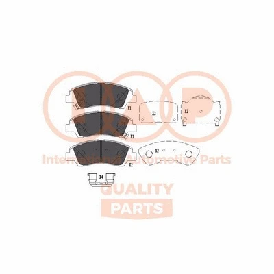 Brake Pad Set, disc brake (704-07094P)