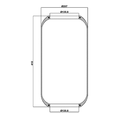 Bellow, air suspension (010.782)