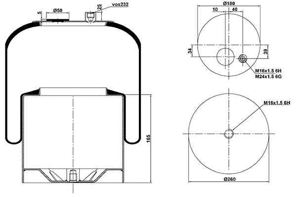 Bellow, air suspension (020.4183.C21)