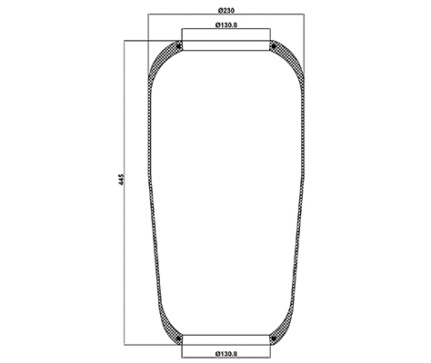 Bellow, air suspension (010.1885)
