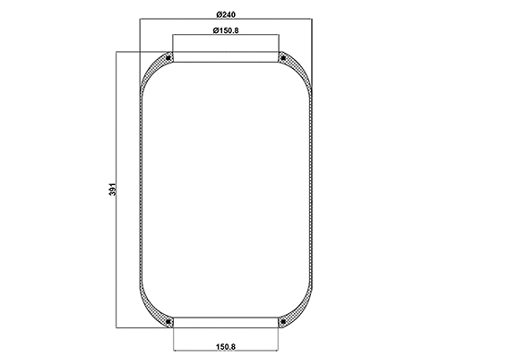 Bellow, air suspension (010.661)