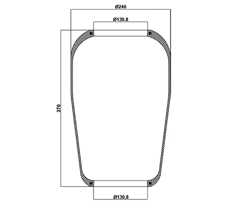 Bellow, air suspension (010.673)