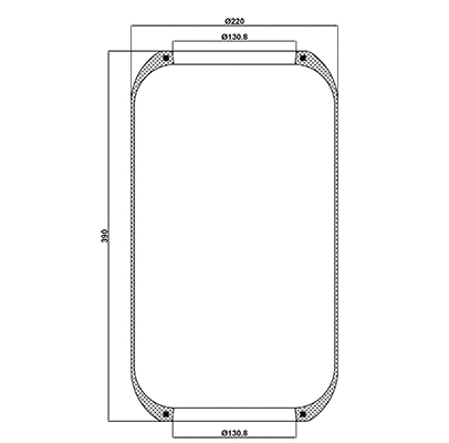 Bellow, air suspension (010.944)