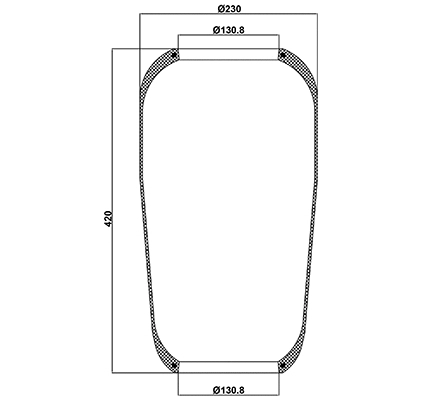 Bellow, air suspension (010.884)