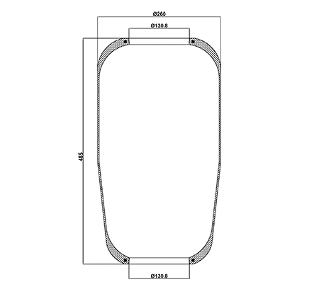 Bellow, air suspension (010.737)
