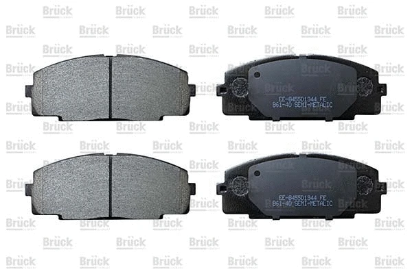 Brake Pad Set, disc brake (EE-8455D1344)