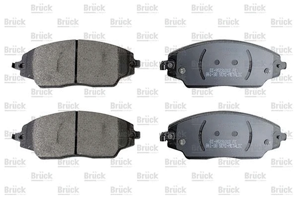 Brake Pad Set, disc brake (EE-95231012)