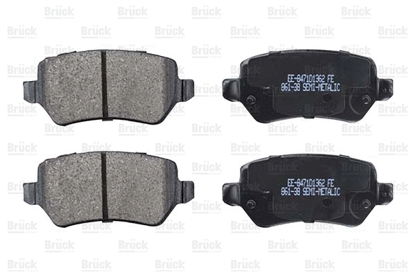 Brake Pad Set, disc brake (EE-8471D1362)