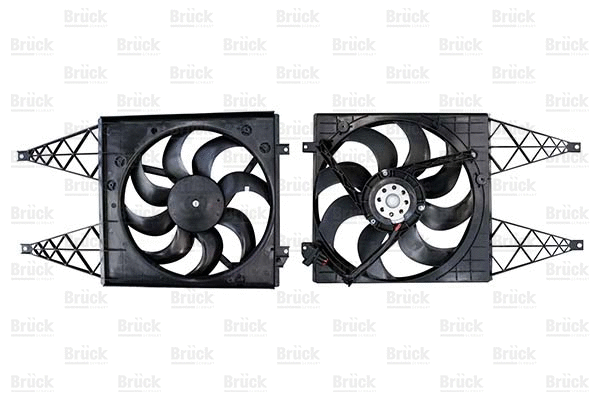 Electric Motor, radiator fan (6Q0959455AE-COMPL)