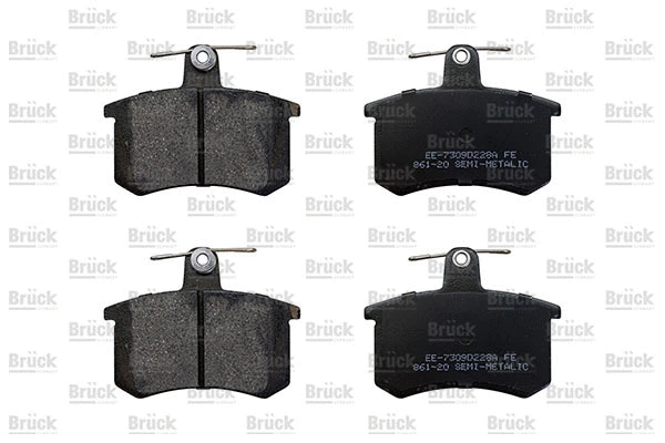 Brake Pad Set, disc brake (EE-7309D228A)