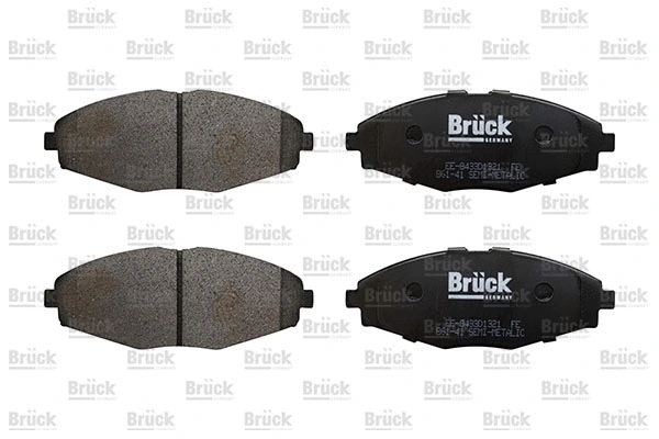 Brake Pad Set, disc brake (EE-8433D1321)