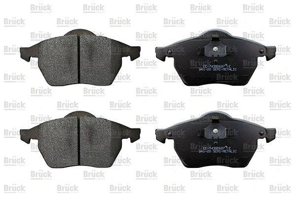 Brake Pad Set, disc brake (EE-7438D687)
