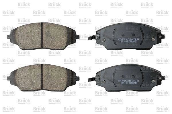 Brake Pad Set, disc brake (EE-95231012)