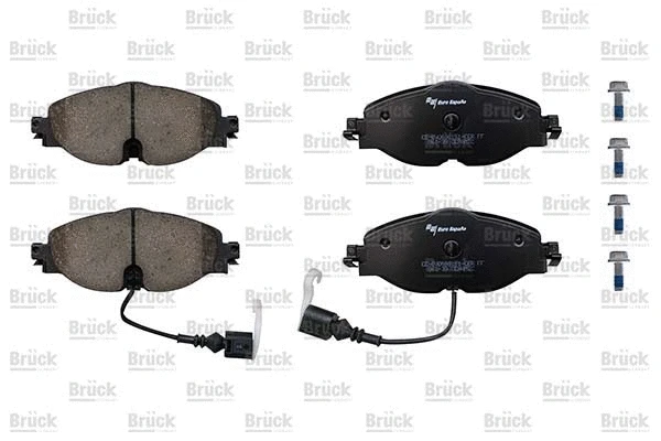 Brake Pad Set, disc brake (EE-95231012-CER)