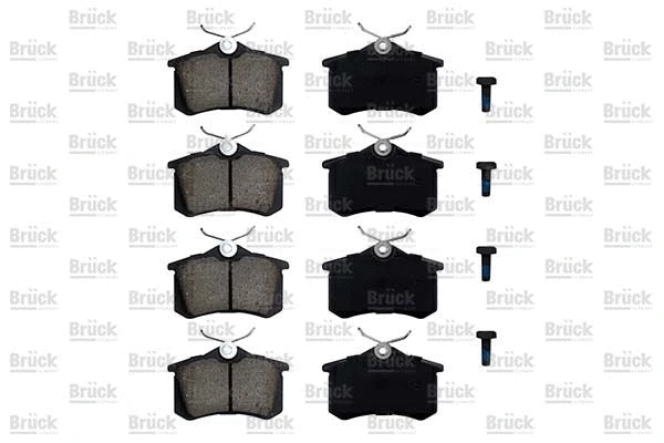 Brake Pad Set, disc brake (EE-7335D340)