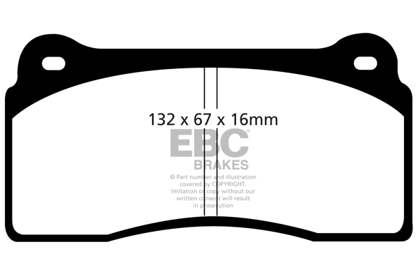 Brake Pad Set, disc brake (DP41110R)