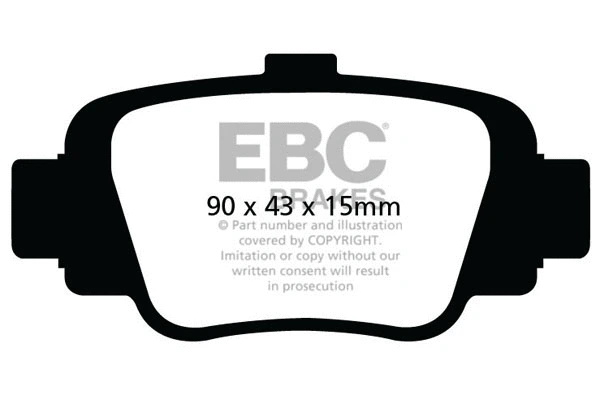 Brake Pad Set, disc brake (DP998)