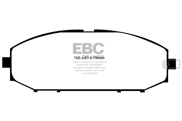 Brake Pad Set, disc brake (DP1280)