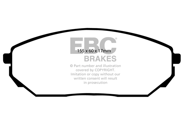 Brake Pad Set, disc brake (DP1557)