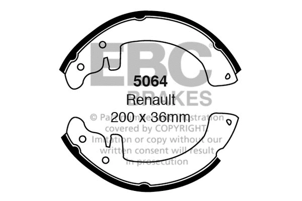 Brake Shoe Set (5064)
