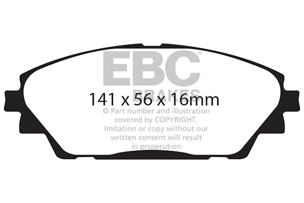 Brake Pad Set, disc brake (DP22185)