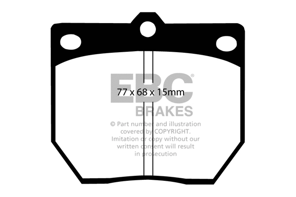 Brake Pad Set, disc brake (DP2273)