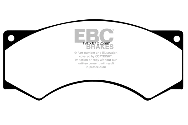 Brake Pad Set, disc brake (DP715)