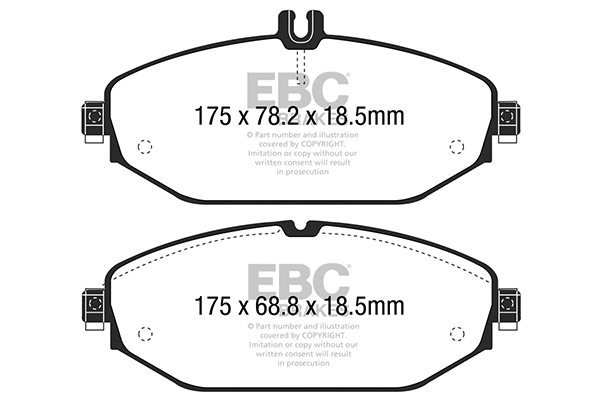 Brake Pad Set, disc brake (DP22214)