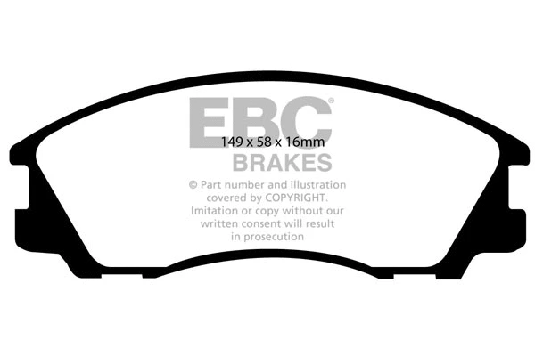 Brake Pad Set, disc brake (DP1531)